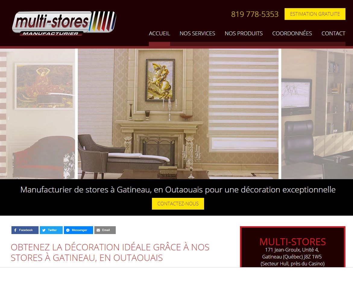 MultiStores Stores pour décoration à Gatineau en Outaouais